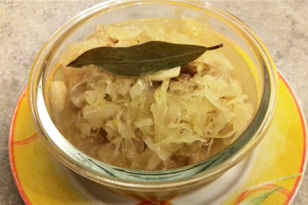 Sauerkraut mit Speck - Rezept