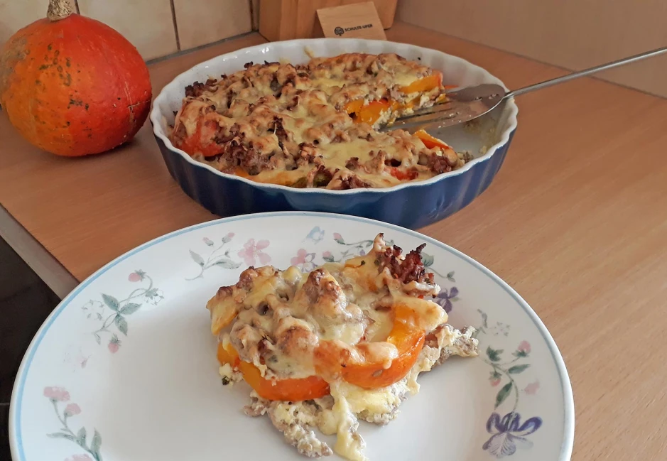 Herbstauflauf mit Faschiertem