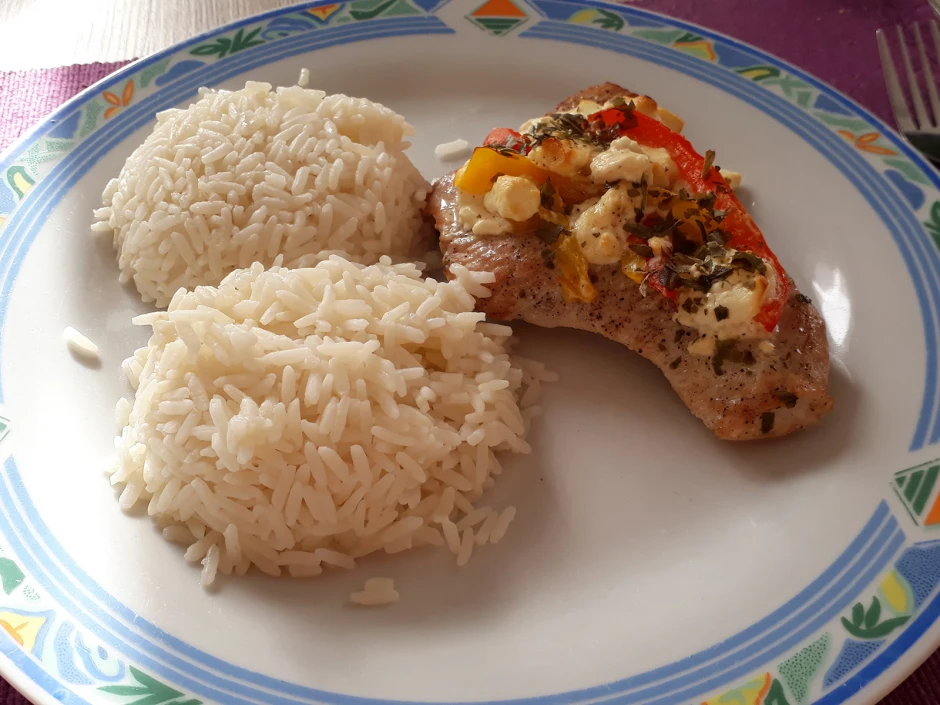 Gratinierte Putenschnitzel