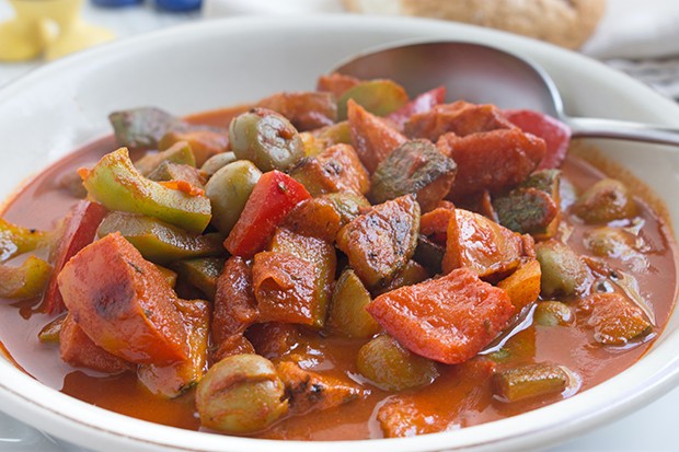 Mediterranes Paprikagemüse