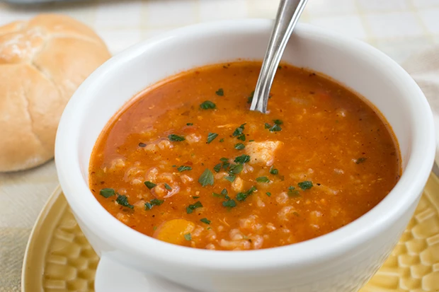 Italienischer Puteneintopf mit Paprika