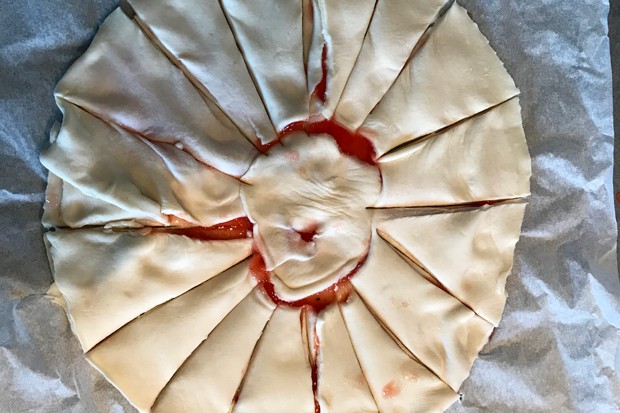 Blätterteigstern