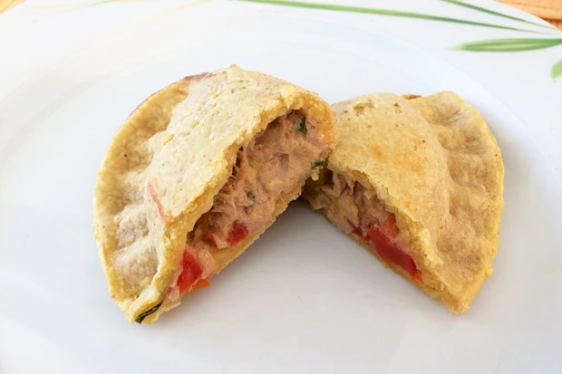 Tortilla Chips Empanadas mit Thunfisch