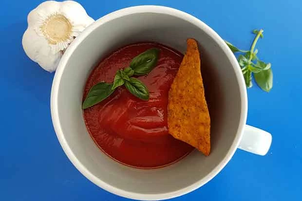 Tomatensauce zum Dippen für Tortillachips