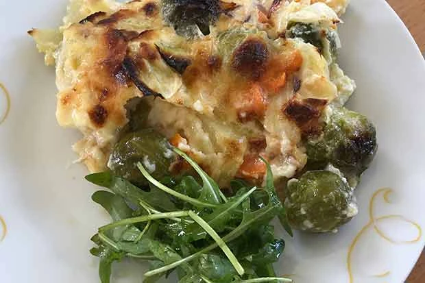 Kohlsprossen Kraut Auflauf