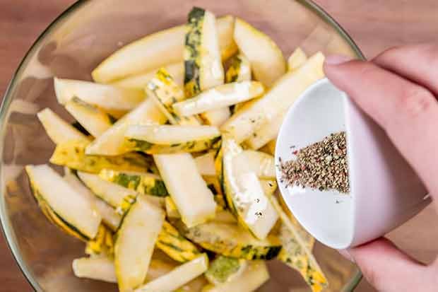 Kürbis Fries