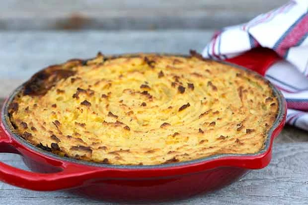 Erd&auml;pfel-Fleisch-Gratin
