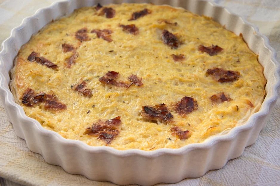 Sauerkraut-Speck-Quiche