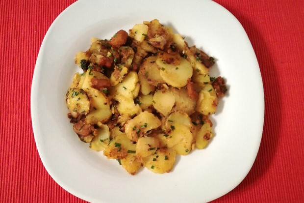 Röstkartoffel mit Grammeln