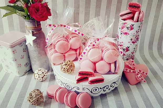 Himbeer Macarons