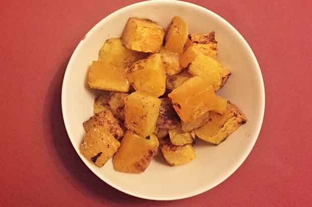 Ofenkürbis mit Paprika und Zimt