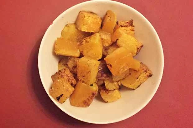 Ofenk&uuml;rbis mit Paprika und Zimt