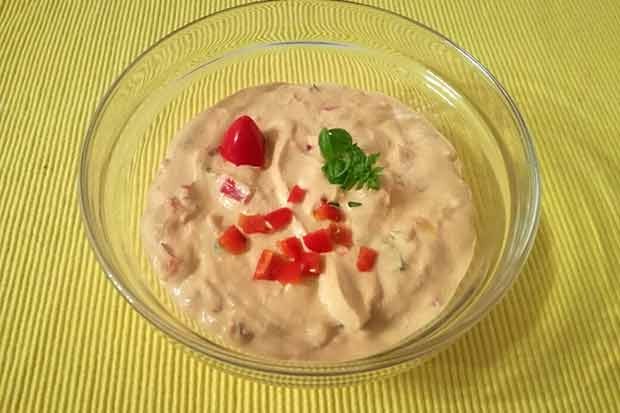 Paprika-Topfenaufstrich