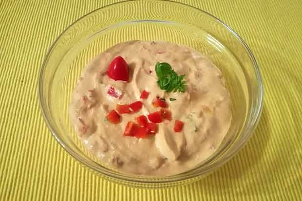 Paprika-Topfenaufstrich