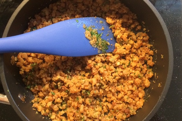 Grammelfülle für Knödel
