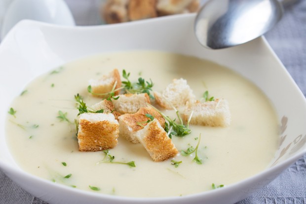 Cremesuppe mit Kresse