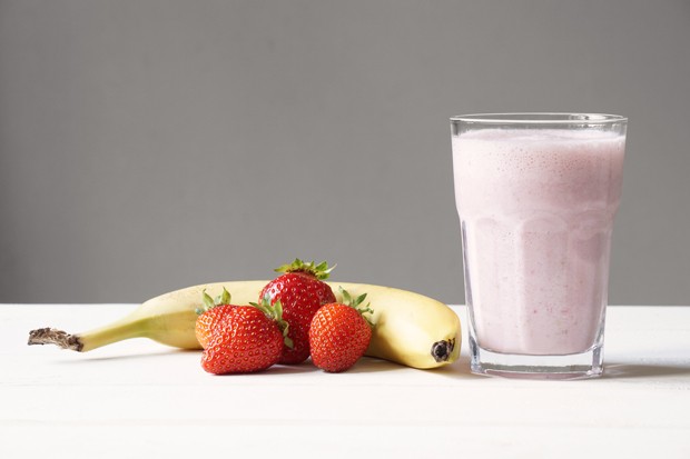 Erdbeeren Bananen Shake