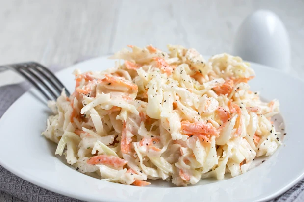 Fettarmer Coleslaw-Salat