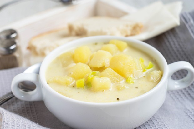 Kartoffelsuppe mit Kerbel