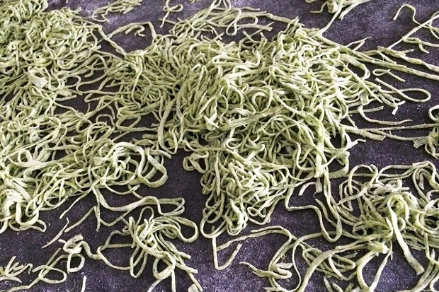 Spinatnudeln