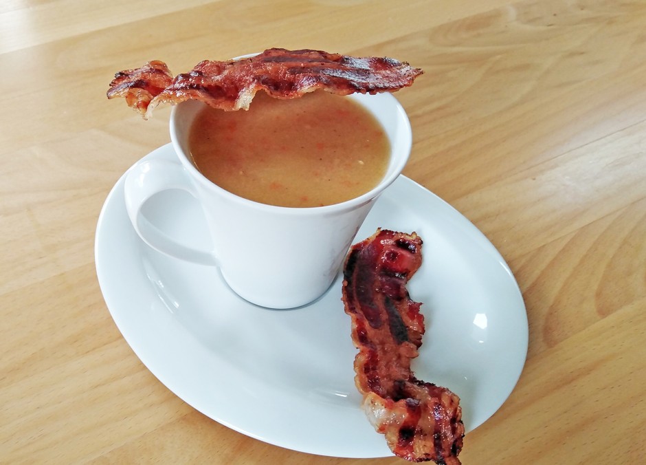 Gazpacho mit Speck