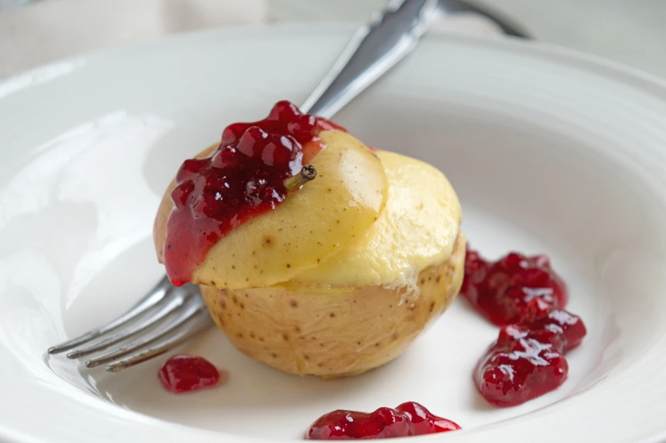 Brat&auml;pfel mit Topfenf&uuml;lle