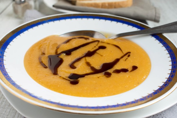 Fettarme Kürbissuppe