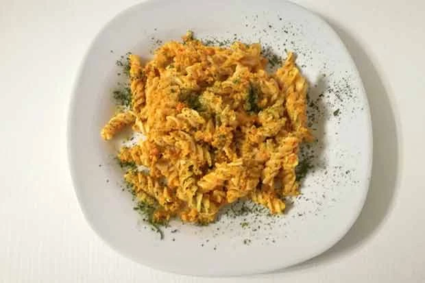 Dinkelnudeln mit p&uuml;riertem Gem&uuml;se