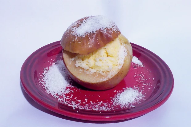 Bratapfel mit Kokos