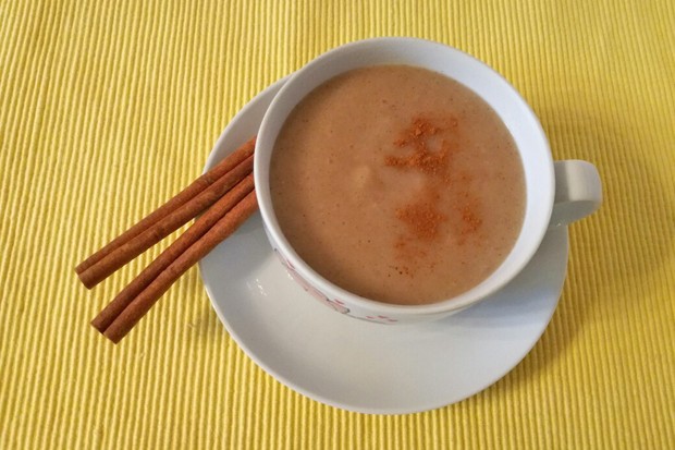 Hafermilch-Vanille-Zimt-Sauce
