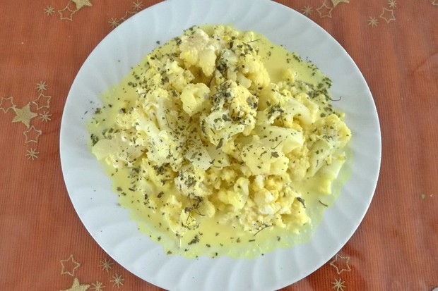 Karfiol mit Frischkäse