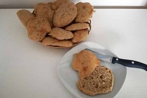 Dinkelfladen mit Sauerteig