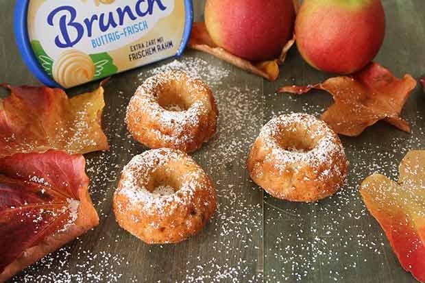 Bratapfel-Minigugls mit Brunch Buttrig-Frisch