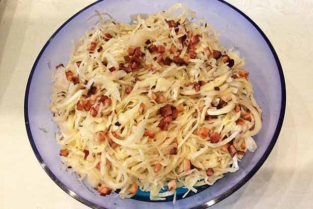 Warmer Krautsalat