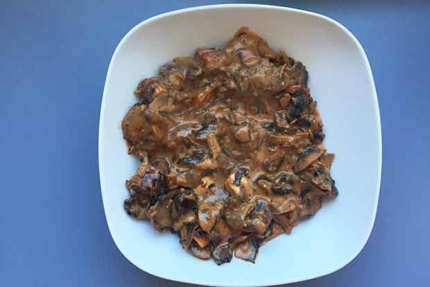 Pikantes Champignongeschnetzeltes