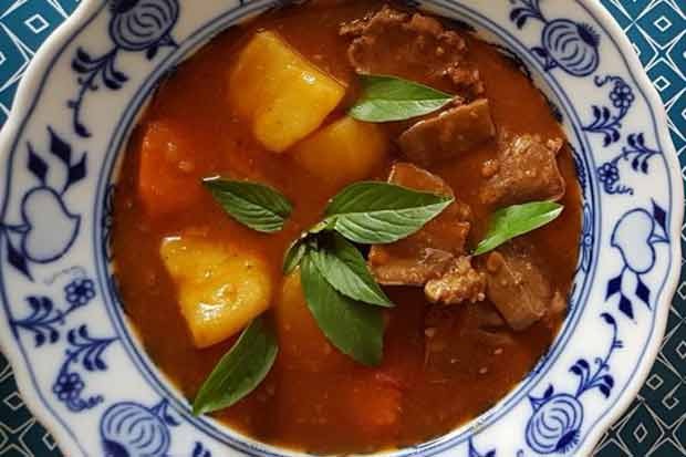 Zungenragout vom Schwein