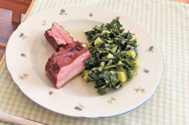 Grünkohl mit Selchripperl
