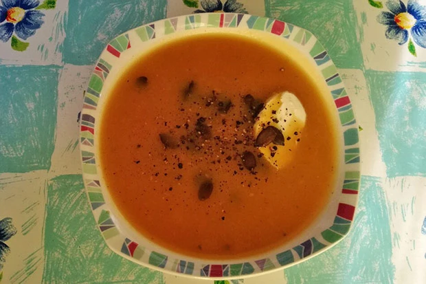 K&uuml;rbissuppe