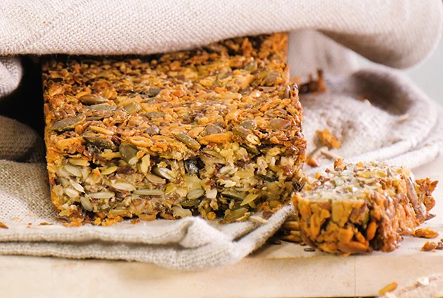Vollkornbrot ohne Mehl