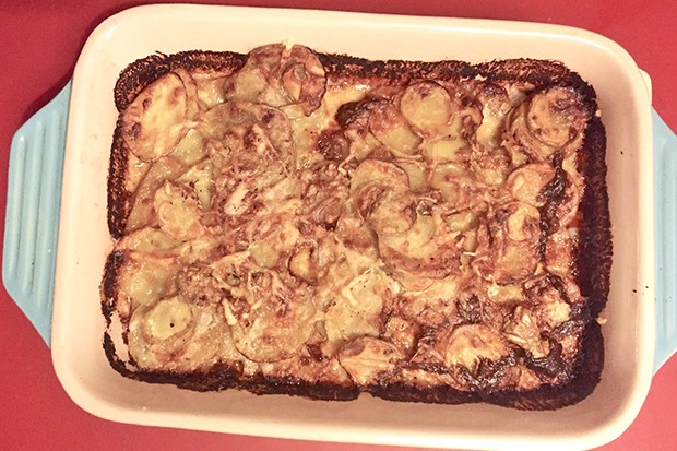 Erdäpfel-Kohlrabi-Gratin