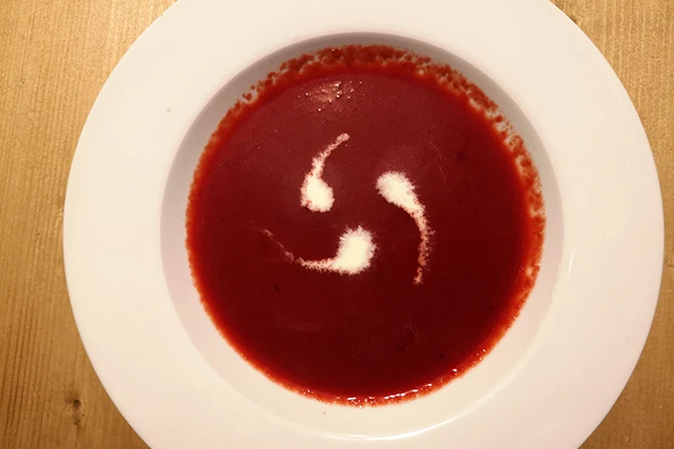Rote Rübencremesuppe