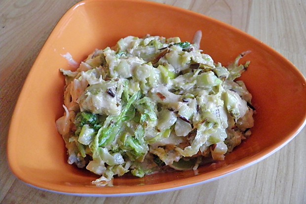 Rahmwirsing mit Gorgonzola