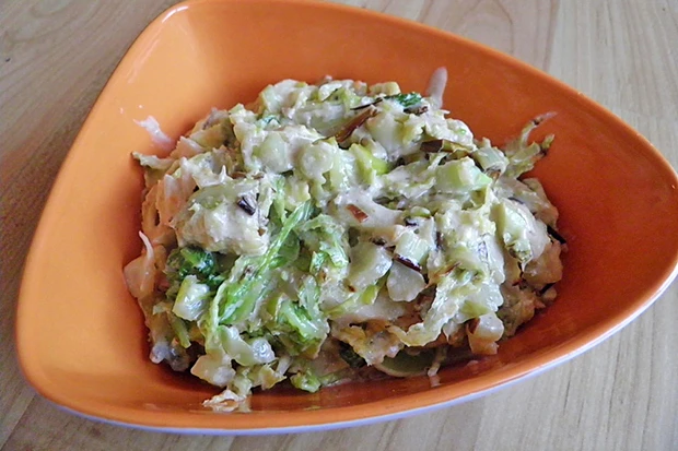 Rahmwirsing mit Gorgonzola