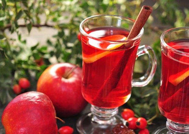 Wintertee mit Hagebutte und Apfel - Rezept