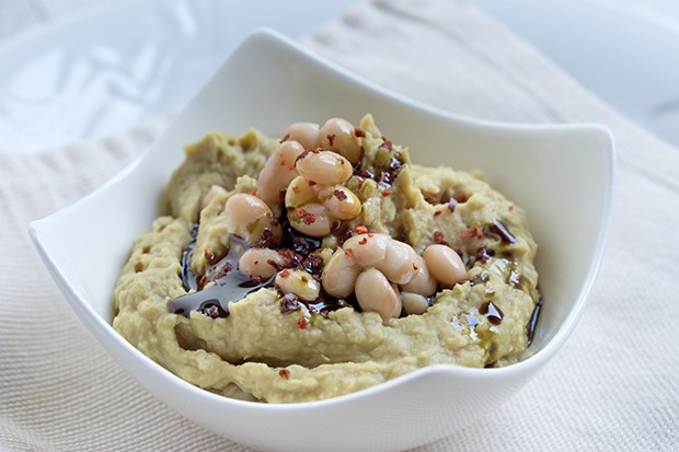 Vegetarischer Bohnenaufstrich