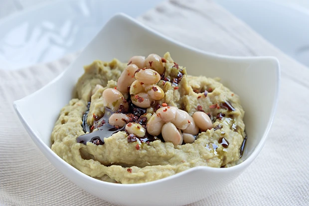Vegetarischer Bohnenaufstrich