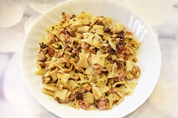 Schinken-Speck-Fleckerln