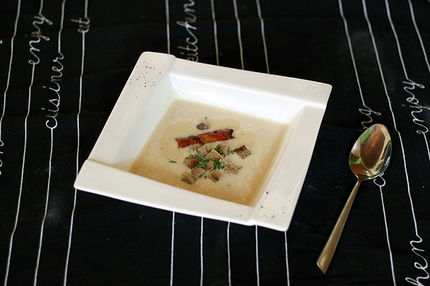 Knoblauchcremesuppe