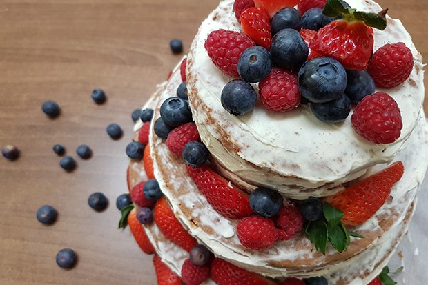 Naked Cake dreistöckig