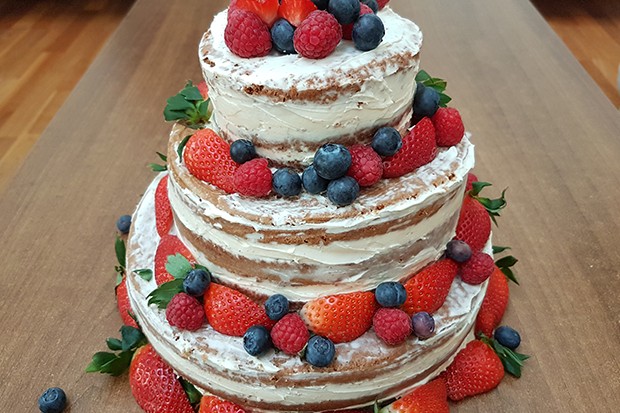 Naked Cake dreistöckig
